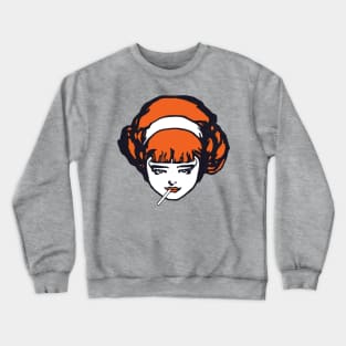 redhead with lollipop and attitude Crewneck Sweatshirt